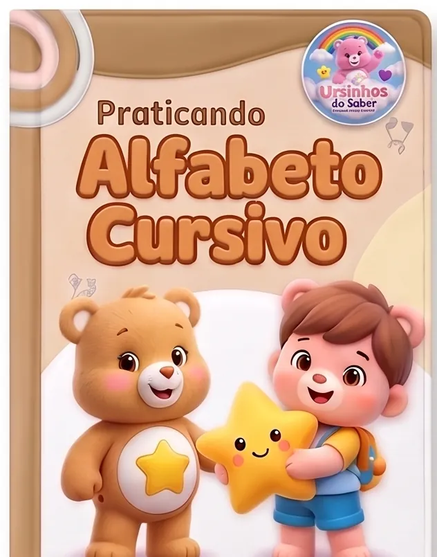 Capa do caderno Alfabeto Cursivo