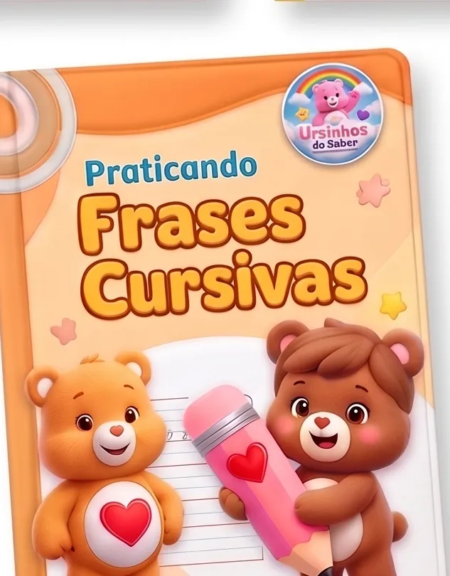 Capa do caderno Frases Cursivas